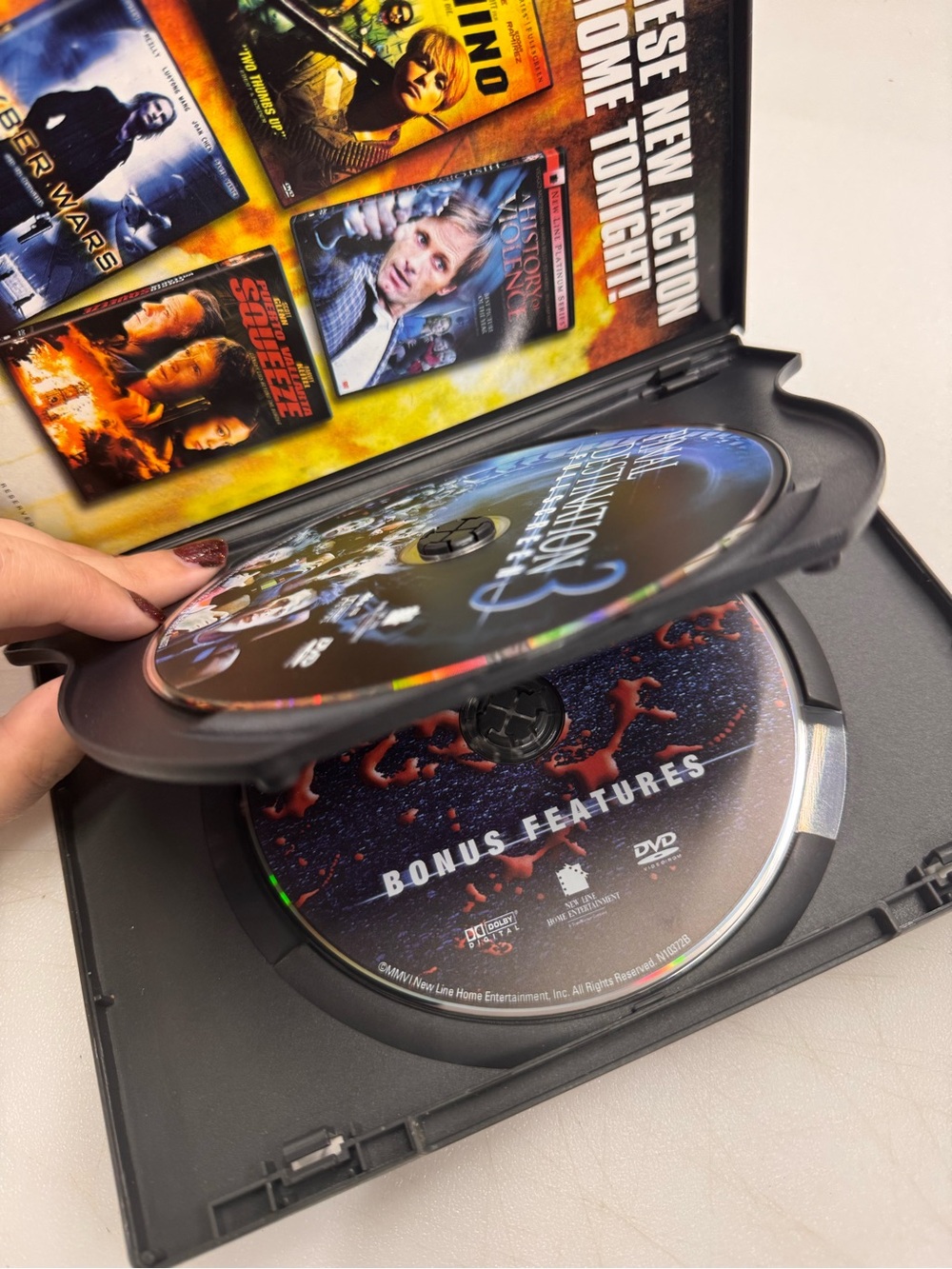 Final Destination 3 (DVD, 2-Disc Thrill Ride Edition) Disc Tested - Picture 3 of 3